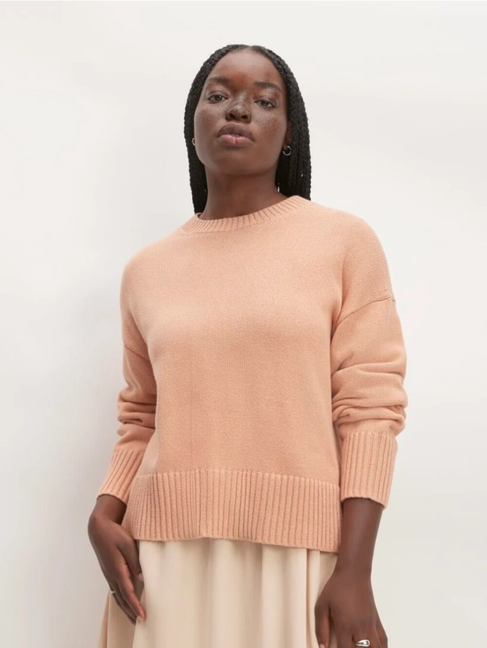 🆕EVERLANE The Boxy Sweater in Everyday Cotton
